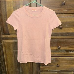 J Crew 💯% Cashmere Short Sleeve Blouse